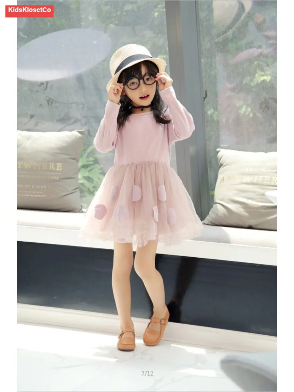 Toddler Mary Jane Flats with Hook & Loop Closure